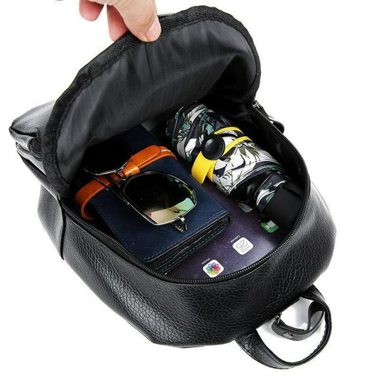 Mini Genuine Leather Backpack For Women Convertible Backpack