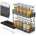 thumbnail image 7 of SpaceAid Pull Out Spice Rack Organizer for Cabinet with Labels, 4.5" W x10.75 D x8.5 H, 1 Drawer 2-Tier, 7 of 7