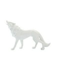 thumbnail image 1 of Injueey Estatua moderna abstracto, adorno en miniatura, diseño especial, escultura de Animal, sala de estar, escritorio, oficina, regalo de Decoración del hogar Blanco perro lobo mira el cielo Injueey HA076974-04, 1 of 6