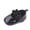 Black, variant on Blooming Flower Baby Girl Sandals Flat Sole Summer Shoes Non-Slip Traction 0-12 Months Adjustable Hook & Loop Breathable Park Play Footwear