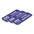 thumbnail image 2 of Store Manager 1 x 3" Name Tag/Badge, Blue, (3 Pack), 2 of 3
