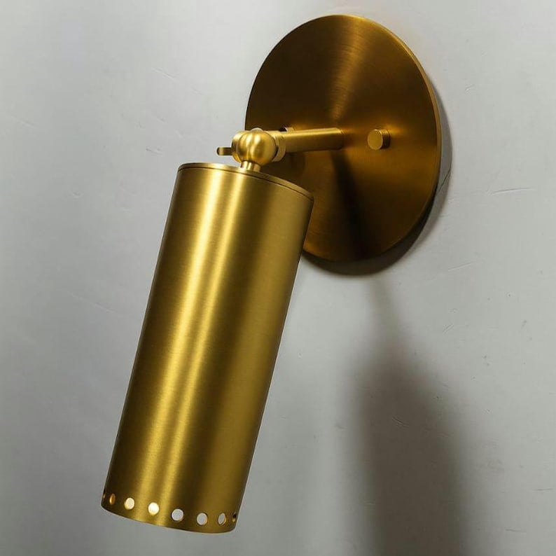Mid Century Antique Brass Ceiling Spot Light | Directional Lighting | Spotlight | Modern Light