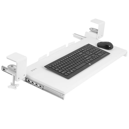 Vivo Extra Sturdy Clamp On Computer Keyboard And Mouse Under Desk