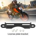 thumbnail image 2 of Trayknick Motorcycle License Plate Holder Sturdy Replacement Black Number Plate Bracket for KTM390, 2 of 13
