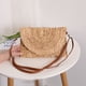 thumbnail image 4 of Nvzi Bolso de hombro tejido, bolso de mano tejido y bolso de cosméticos, bolso de mano tejido elegante para playa de verano, 11.02 x 0.78 x 7.08 pulgadas, negro, 4 of 4