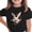Black, variant on Girls Easter Tops Funny Bunny Shirt Tshirt Short Sleeve Pullover Tees Girls Summer Clothes Size 3-15