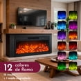 thumbnail image 2 of Chimenea Electrica GUTSTARK Calentador Decorativo para Sala 120 cm Empotrable Chimeneas Electricas, 2 of 9