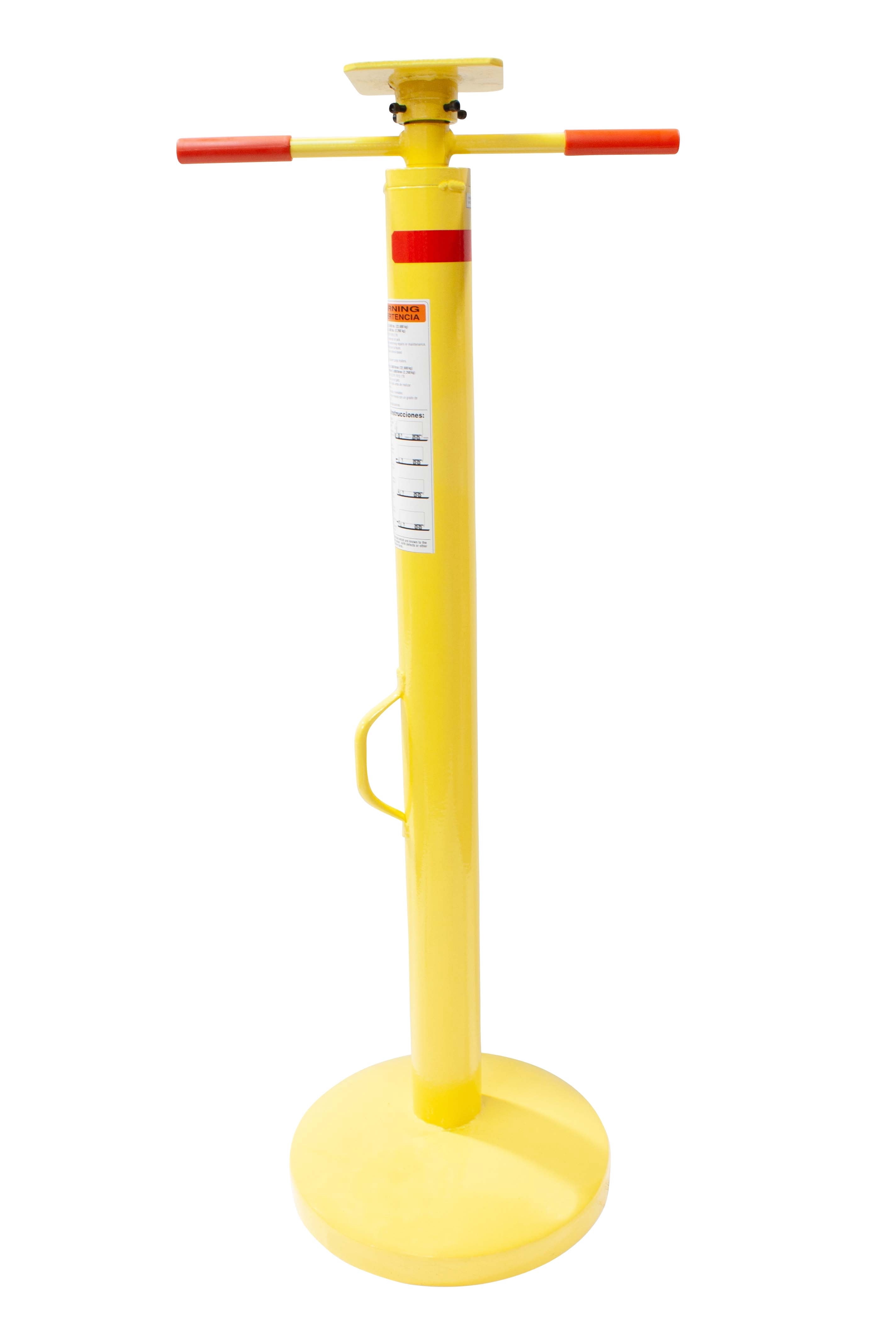 (2 Pack) Semi Trailer Stabilizing Jack Stand 50,000 Lbs Static Capacity
