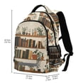thumbnail image 2 of FORMRS Unisex Backpack Elementary School Travel Bookbag with Reflective Stripes, Shelf Plants, 2 of 7