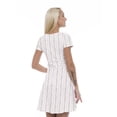 thumbnail image 2 of Women’s A Line Floral Summer Dress, Retro Triangle Arrangement, Cross Wrap V Neck, 6 Sizes, by Ambesonne, 2 of 2
