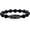 YA5287-Black, variant on Unique Tibetan 9 Eye Dzi Bead Stretch Bracelet for Men Natural Agate and Green Jade Stone Prayer Bracelet Classic Meditation Spiritual Jewelry Meaningful Gift for Religious Beliefs