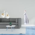 thumbnail image 2 of estatua de cisne,Estatuas y figuritas de cisne de cerámica modernas Esculturas,Escultura de animales Decoración centro de mesa,Figura de escritorio,Estatua de niña linda de escritorio,adorno, 2 of 8