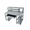thumbnail image 2 of Amiel Desk, Faux Concrete & Black 92875, 2 of 5