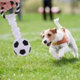 thumbnail image 4 of Shisuyan Dog Toys Multi Color 1Pcs 12.2X3.9X3.9in Cloth PP Cotton Rope Design, 4 of 8