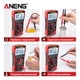 thumbnail image 4 of ANENG SZ17 Multímetro digital inteligente 6000 cuentas True RMS Auto-rango LCD Retroilumina ANENG Multimetro, 4 of 7