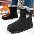 thumbnail image 5 of Jamicy Snow Boots for Women Winter Shoes Waterproof Warm Plush Lined Mid-Calf Winter Boots with Non-Slip Outsole for Cold Weather, 5 of 6