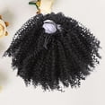thumbnail image 2 of Miangastore Extension Queue de Cheval Courte Fibre Noire 1Pcs 12*6 Po, 2 of 8