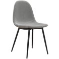 thumbnail image 5 of DHP Cooper Upholstered Dining Side Chair in Gray and Black (Set of 2), 5 of 14
