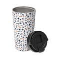 thumbnail image 2 of Balery natural insects Pattern Insulated Coffee Travel Mug Stainless Steel Vacuum Coffee Cup Leakproof with Screw Lid Coffee for Hot/Iced Beverage - 500ml, 2 of 8