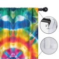 thumbnail image 4 of Blackout Kids Curtains,Colorful Tie Dye Mandala Pattern Childrens Insulated Curtains Set Of 2,Bedroom Essentials,Toddler Room Decor 42"x84", 4 of 5