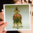 thumbnail image 7 of 3drose, Picturing Faberge® Egg Lilies of the Valley, 6 Greeting Cards with Envelopes, 7 of 7