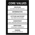 thumbnail image 2 of Core Values Motivational Wall Art Inspirational Poster Inspiring Canvas Prints Artwork for Office Living Room Modern Home Decor Painting Pictures Stretched and Framed Ready to Hang [12''Wx 18''H], 2 of 6