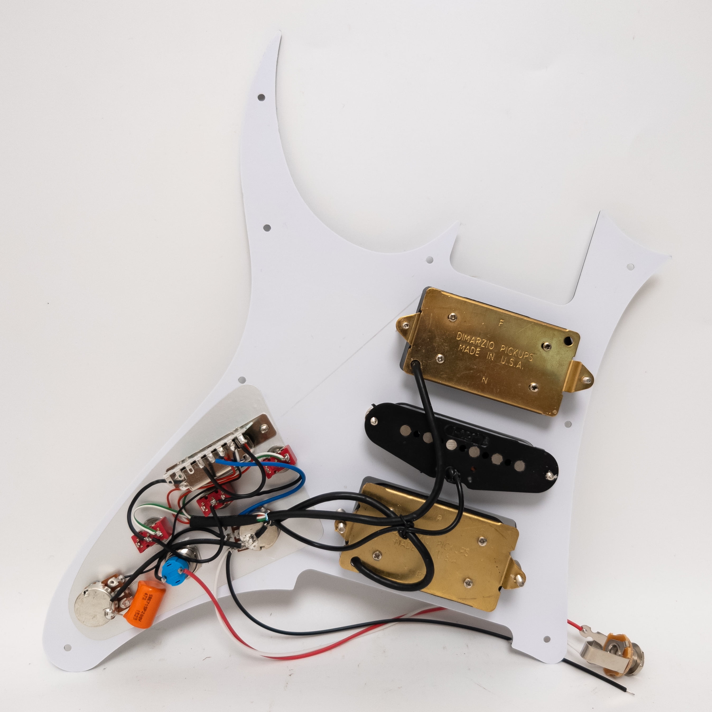 HSH Prewired Loaded Pickguard, with Humbucker & Single coil Pickups for Ibanez Guitar