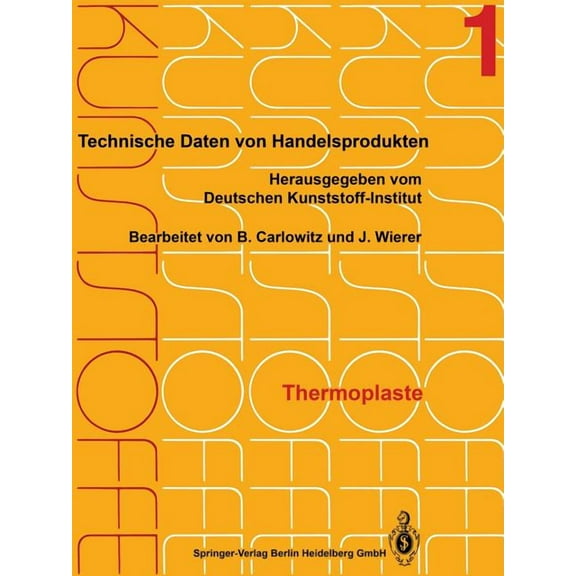 Thermoplaste: MerkblÃ¤tter 1-400, (Paperback)