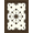 Salt Speckled, variant on ODIKA Interlocking Border Salt Speckled Abstract Spotted Farmhouse Refined Structured Non-Slip Chair-Friendly for Home Office, Gaming Room, Under Desk