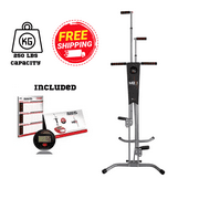 Maxi Climber Home Gym Total Body Exercise Machine with Built-in Counter and Fitness Guides for Comprehensive At-Home Workouts