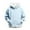 Light Blue-B, variant on Hoodies for Girls Winter Warm Sherpa Lined Blue Hooded Lightweight Long Sleeve Hoodies Girls Hoodies Size 4T