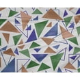 thumbnail image 4 of oneOone Polyester Lycra Green Fabric Triangle Quilting Supplies Print Sewing Fabric By The Yard 56 Inch Wide-4U4, 4 of 4