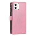 thumbnail image 2 of Funda con tapa estilo vintage para iPhone 12 Mini, ranura para múltiples tarjetas, protección total, estilo retro, material PU+TPU, 2 of 5