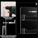 thumbnail image 4 of Acrylic Business Card Holder Wall Mount Clear Sticker Display Rack, 4 of 5