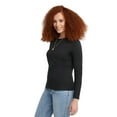 thumbnail image 5 of Hanes Women's Long Sleeve Cotton T-Shirt, Sizes XS-5X, 5 of 6