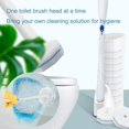 thumbnail image 4 of 60 Counts Toilet Bowl Wand Refills Toilet Brush Replacement Heads Disposable Toilet Bowl Cleaner Wand Brush Refills (60 Counts), 4 of 7
