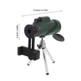 thumbnail image 2 of SEWACC Eyepiece Telescope Monocular Telescope Dark Green 1Pack for Nature Exploration, 2 of 8