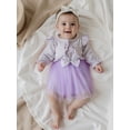 thumbnail image 5 of BemeyourBBs Baby Girl 2Pcs Outfits Sleeveless Tulle Dress + Long Sleeve Jacket, 5 of 9