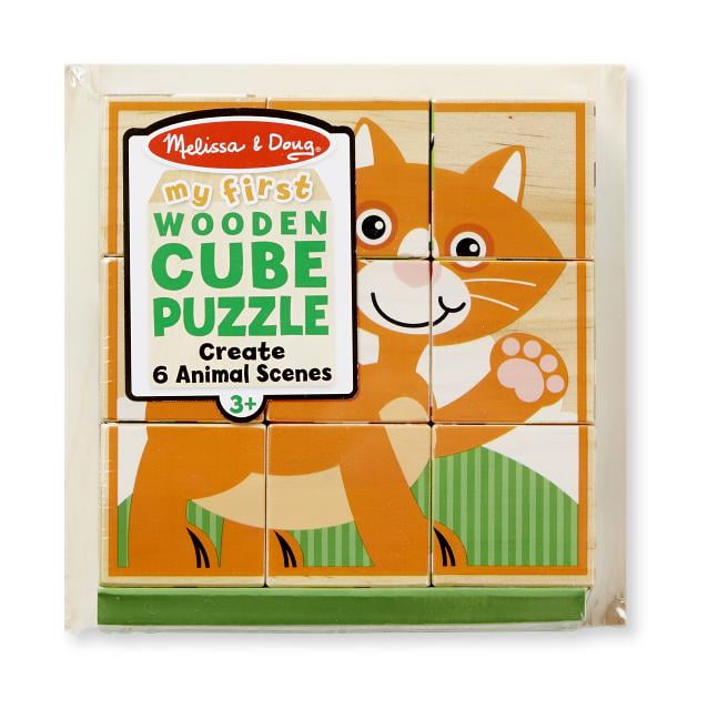 melissa and doug wooden cube puzzle