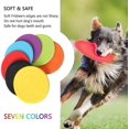 thumbnail image 4 of 7 Pack Dog Flying Disc,puppy Flyer Dog Toy,dog React Faster Training Interactive Toys Silicone Floating Saucer, 4 of 5