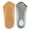 Brown yellow-39 40, variant on Breathable Orthopedic Shoe Inserts Half Pads For Arch Support Relief Nonslip Heel Cushions For Sports Daily Use