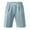 Light Blue, variant on Bxsruta Men's Casual Drawstring Shorts with Pockets, Soft Breathable Polyester Fabric for Summer Outdoor and Everyday Wear, Easy Care