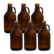 LD Carlson Amber Growler 32 oz (case of 6)