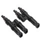 thumbnail image 2 of Adaptador de panel solar tipo T - Divisor de cable de conector paralelo 2 en 1 (1 par), 2 of 8