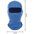 thumbnail image 6 of Mosey Solid Color Balaclava Ski Face Guard Outdoor Fishing Riding Cooling Neck Gaiter Full Head Windproof Sunscreen Headgear, 6 of 8