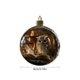thumbnail image 3 of Lekihaqq Christmas Flat Ornaments tore Animals Series Plastic Hanging Decorations Reading Companions Festive Home Decor Holiday Shelf Display, 3 of 5