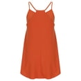thumbnail image 6 of Pxiakgy Tank Top for Women Summer Spaghetti Strap Tops for Women Casual Going Out Loose Tunic Shirt Sleeveless Fashion Flowy Tanks Top Orange S, 6 of 9