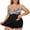 Black4, variant on PMVFHDE Plus Size Swimsuit For Women Tankini Swim Top With Supportive Underwire And Adjustable Straps Solid Color