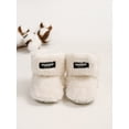 thumbnail image 5 of Yoyauz Newborn Cotton Booties Anti-Slip Soles For Toddlers Boys Girls Babies Winter Warm Wool Comfortable Sock Shoes 0-12M, 5 of 7
