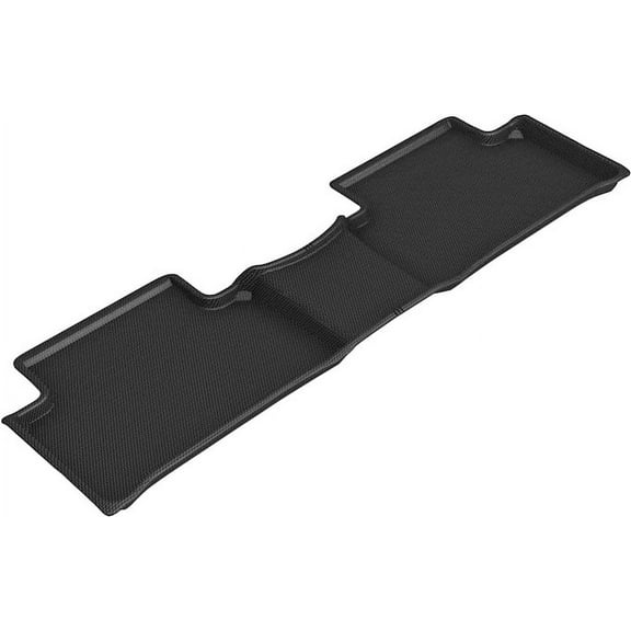 3D MAXpider Custom Fit Kagu Floor Mat (Black) Compatible with Kia Sorento 2021-2025 - Second Row